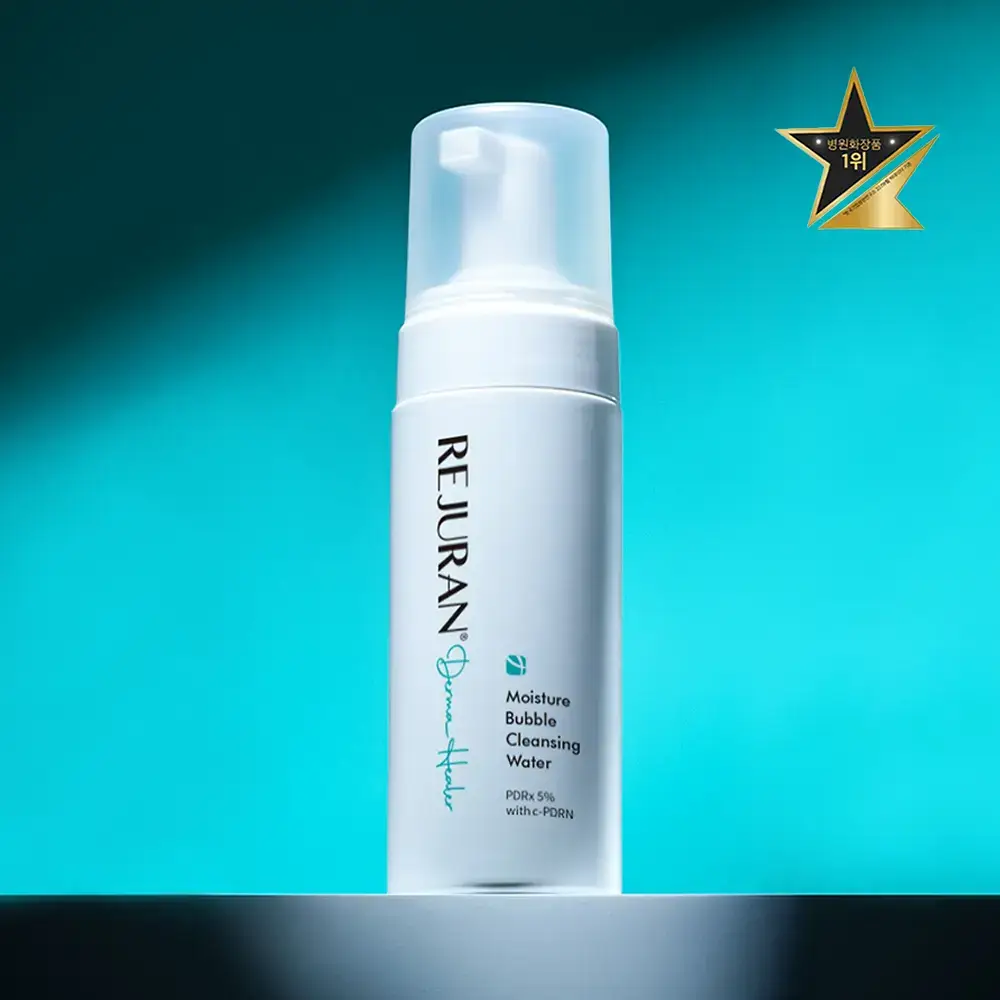 [pH5.5 미셀 솔루션/버블클렌저] 리쥬란 더마힐러 모이스처 버블 클렌징 워터 150ml